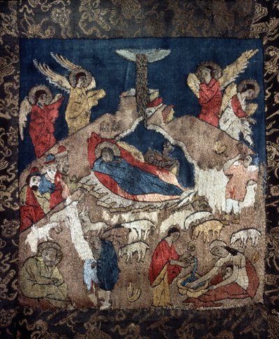 Natividad (detalle), siglo XV de Russian Master