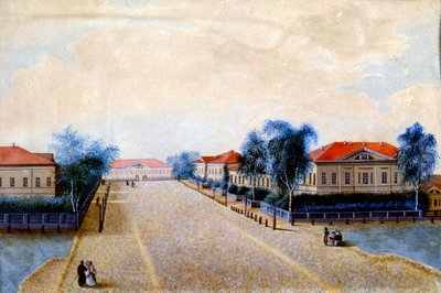 Vista del Tesoro en Tver, 1830s de Russian Master