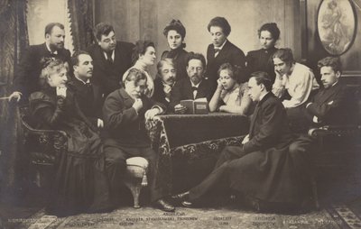 Antón Chéjov leyendo a los miembros del Teatro de Arte de Moscú de Russian Photographer