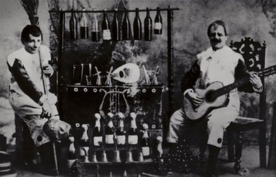 Iván Radunsky y Félix Kortezi, dúo de payasos de circo ruso conocido como Bim-Bom de Russian Photographer