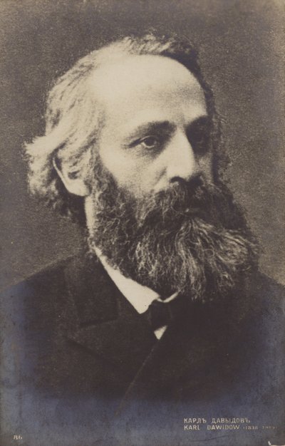 Karl Davydov, violonchelista ruso (1838-1889) de Russian Photographer