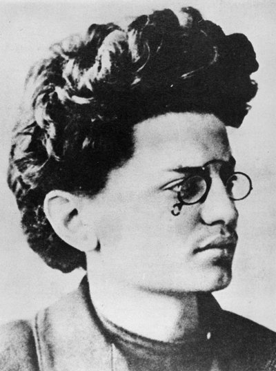 Leon Trotsky como un joven estudiante de Russian Photographer