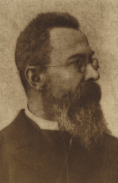 Retrato de Nikolai Rimsky-Korsakov de Russian Photographer