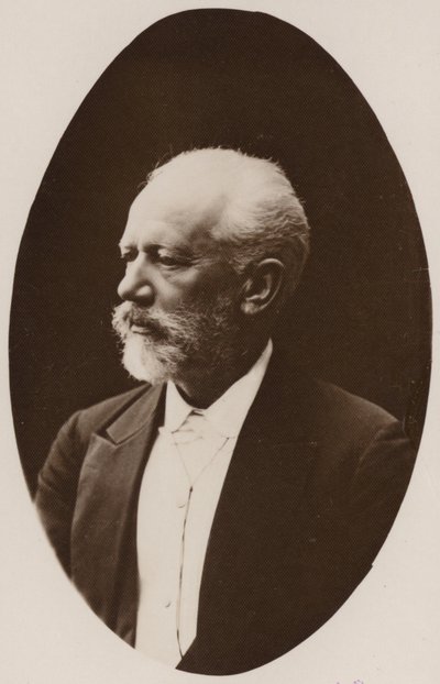 Retrato de Pyotr Ilyich Tchaikovsky de Russian Photographer