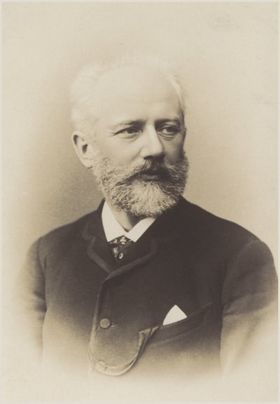 Retrato de Pyotr Ilyich Tchaikovsky de Russian Photographer