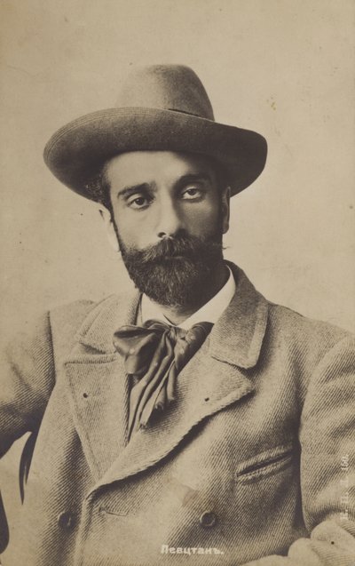 Pintor ruso Isaac Levitan, pintor judío lituano-ruso, finales del siglo XIX de Russian Photographer