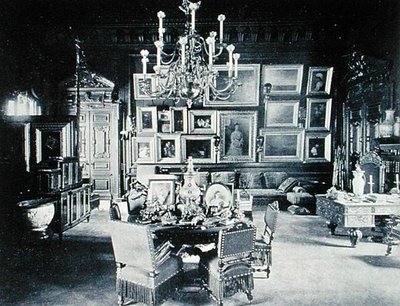 Estudio de Alejandro III (1845-94), Palacio Anichkov, San Petersburgo de Russian Photographer