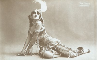 Vera Fokina en Scheherazade de Russian Photographer