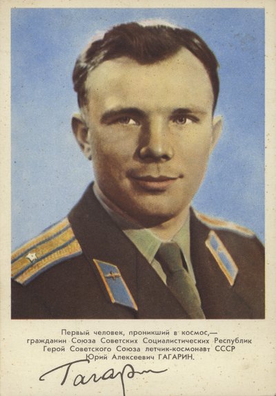 Yuri Gagarin, piloto y cosmonauta soviético, el primer hombre en el espacio de Russian Photographer