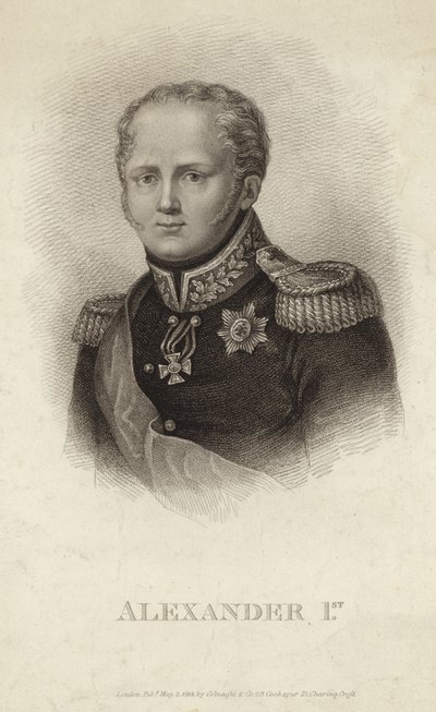 Alejandro I - Emperador de Rusia (1777-1825) de Russian School