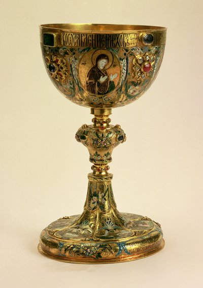 Cáliz, ruso, 1677 de Russian School