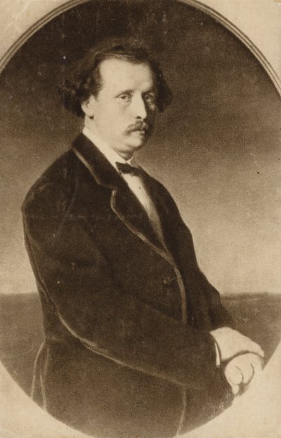 Retrato de Anton Rubinstein de Russian School