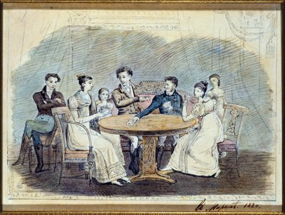 Los Galitzines, 1820 de Russian School