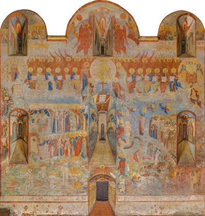 El Juicio Final, Catedral de Santa Sofía, Vólogda de Russian School