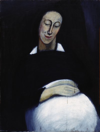 Mujer dormida (óleo sobre lienzo) de Ruth Adams