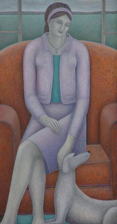 Amante indulgente (Mujer y perro) de Ruth Addinall