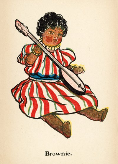 Muñecas: Brownie (litografía en color) de Ruth Cobb