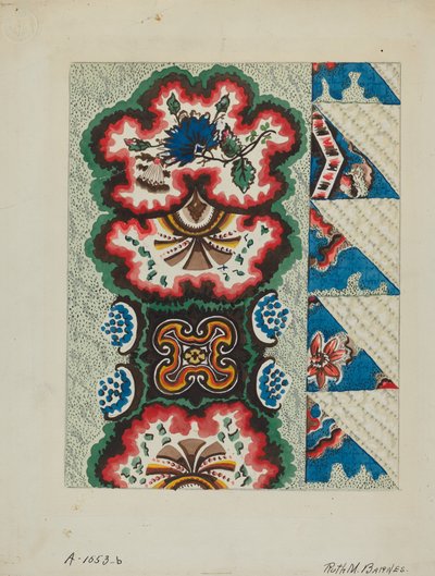 Cubrecama acolchado, c. 1936 de Ruth M Barnes