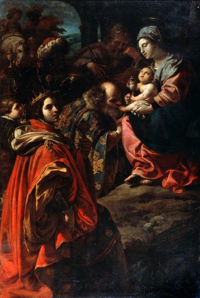 La Adoración de los Magos, finales del siglo XVI o XVII de Rutilio di Lorenzo Manetti