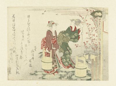 Sacar agua del pozo la concha morada La concha morada (título en el objeto) de Ryuryukyo Shinsai