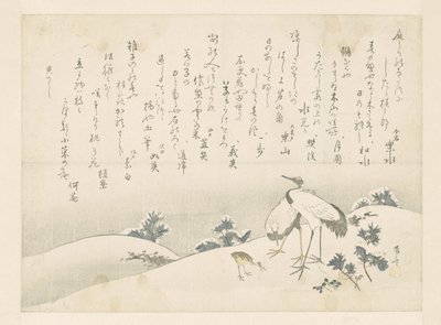 Poemas y grúas de Ryuryukyo Shinsai