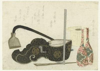Frascos de sake y herramientas de carpintero de Ryuryukyo Shinsai