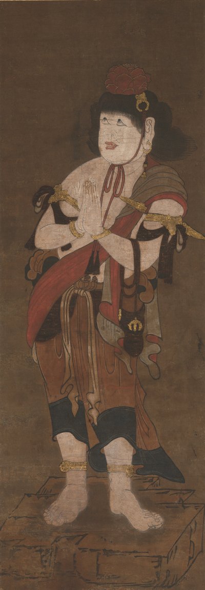 Asistente de Fudo Myoo, siglo XIV de Ryushu Shutaku
