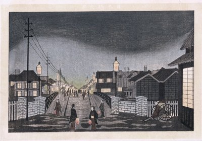 Vista Nocturna, Nihonbashi de Ryuson Ogura