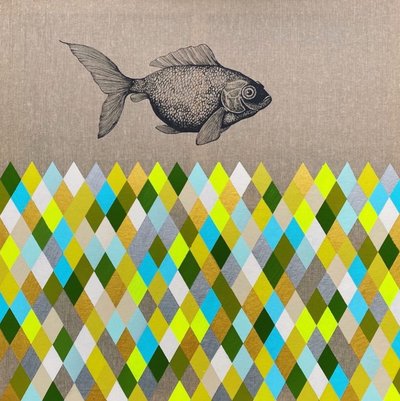Pez diamante de colores de SAN STARLING