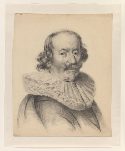 Retrato de un hombre del siglo XVII de S.A. van der Heim