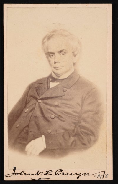 Retrato de John V. L. John VanSchaick Lansing Pruyn 1811-1877, antes de 1877 de SJ Thompson