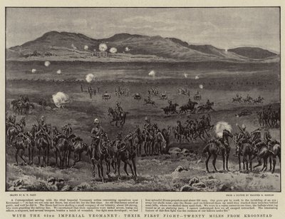 Con el 62º de la Caballería Imperial, su Primera Lucha, a Veinte Millas de Kroonstad de S.T. Dadd