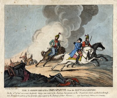 LA ESCAPADA DE BONAPARTE DE LA BATALLA DE LEIPZIG de S.W. Fores