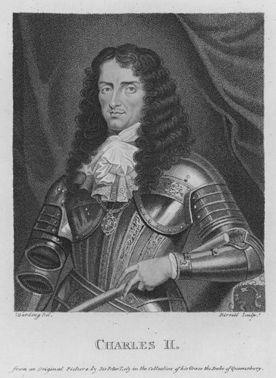 Carlos II (grabado) de S. (after) Harding