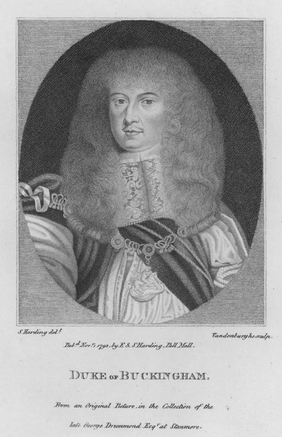 Duque de Buckingham (grabado) de S. (after) Harding