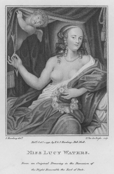 Srta. Lucy Waters (grabado) de S. (after) Harding