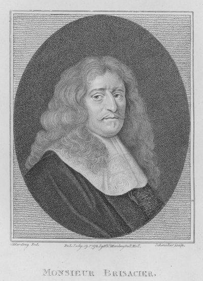 Monsieur Brisacier (grabado) de S. (after) Harding