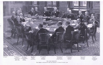 El Ministerio de Guerra, de Después de Pretoria: La Guerra de Guerrillas publicado por Harmsworth Bros Limited, 1901 de S. Begg