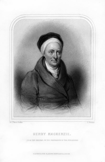 Henry Mackenzie, novelista escocés y escritor misceláneo, 1870 de S. Freeman