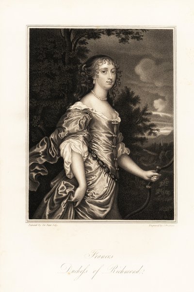 Retrato de Frances Stuart, Duquesa de Richmond de S. Freeman