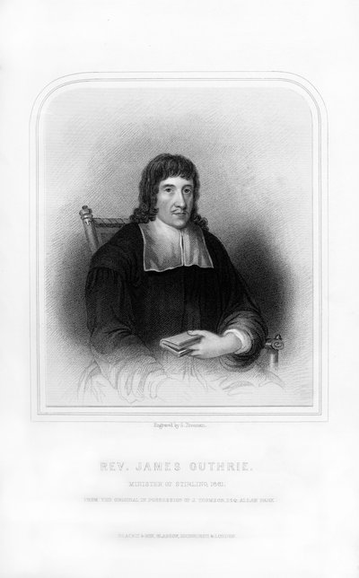 Reverendo James Guthrie, Ministro de Stirling, 1661 de S. Freeman