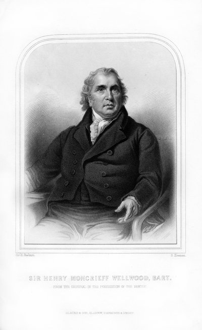Sir Henry Moncrieff Wellwood, clérigo escocés, 1870 de S. Freeman