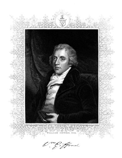 William Gifford, crítico, editor y poeta inglés, siglo XIX de S. Freeman