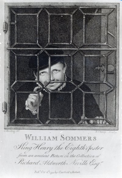 William Sommers, grabado por R. Clamp, 1794 de S. Harding