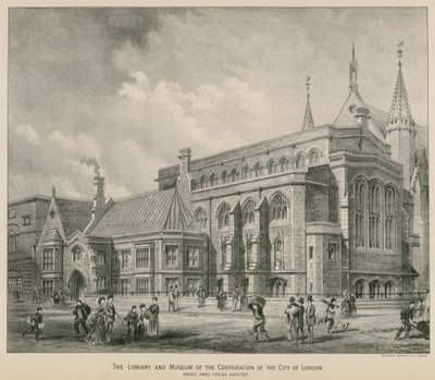 La biblioteca y museo de la Corporación de la Ciudad de Londres; Guildhall de S. Rosenthal