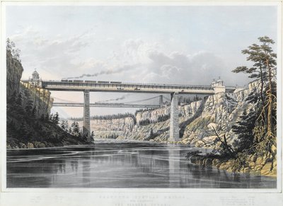 Ferrocarril Grand Trunk de Canadá: Puente Victoria, 1854 de S. Russell