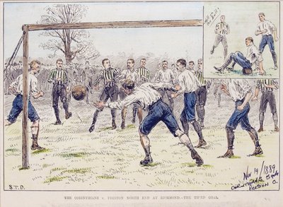 El Corinthians contra el Preston North End en Richmond - El tercer gol, de 
