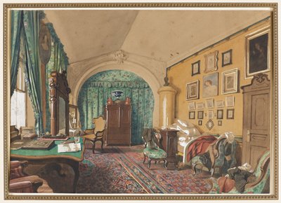 Interior de la Sala de Estar de un Hombre de S. Tolstoi