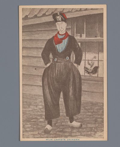 Mi último uniforme (título sobre objeto) de S. de Jongh
