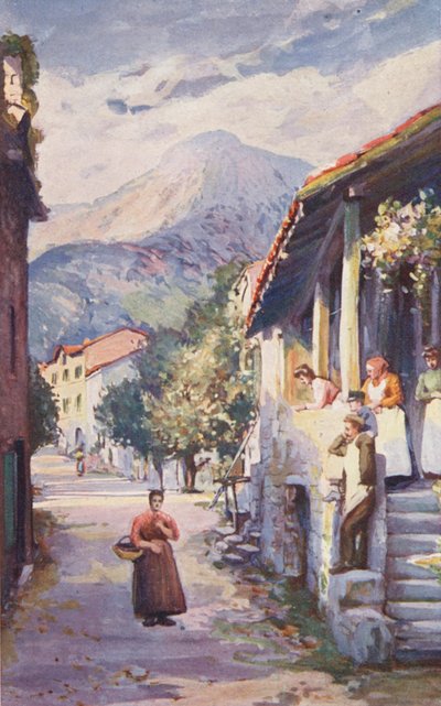 El Tamargue desde La Souche (litografía en color) de Sabine Baring Gould